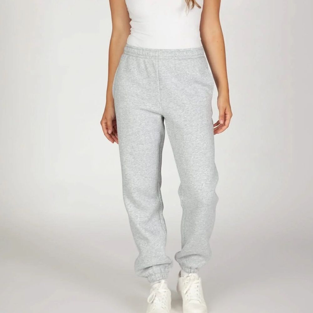 Lazypants Nova Fleece Jogger Sweatpants Classic Grey Women’s Small